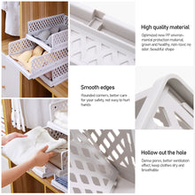 Load image into Gallery viewer, Folding Clothes Organization Wardrobe Organizer Cloth Storage High Capacity Stackable Drawer Basket Cabinet Underwear Box