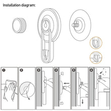 Load image into Gallery viewer, Soap Dispenser Wall-mounted Squeezing with Suction Cup for Bathroom Kitchen Soap Machine Wall Mounted Punch Free Plastic Press Soap Dispenser
