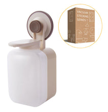Load image into Gallery viewer, Soap Dispenser Wall-mounted Squeezing with Suction Cup for Bathroom Kitchen Soap Machine Wall Mounted Punch Free Plastic Press Soap Dispenser