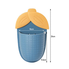 Load image into Gallery viewer, Wall-Mounted Storage Box Holder Self Corn Adhesive Organizer Box Bathroom Rack Toothbrush Toothpaste Storage Box Holder