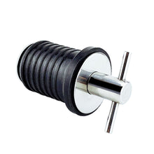 Load image into Gallery viewer, Stainless Steel 304 Handle Rubber Drain Plug T-Handle Twist-in Hull Bilge Transom Seawall Marine Boat Yacht Accessories