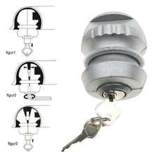 Load image into Gallery viewer, Universal Trailer Coupling Lock Hitch Ball Lock Anti Theft Device For Caravan Tow RV Car Lock Trailer Zinc Alloy Accessories