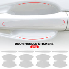 Load image into Gallery viewer, 8Pcs TPU Car Door Bowl Sticker Clear Door Bowl Handle Protection Sticker Paint Surface Film Anti-scratch Car Accessories