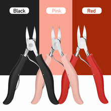 Load image into Gallery viewer, 1 pc Non-slip Handle Eagle Stainless Steel Nose Pliers Useful Cuticle Nipper Cutter Nail Art Clipper Manicure Tool