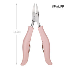 Load image into Gallery viewer, 1 pc Non-slip Handle Eagle Stainless Steel Nose Pliers Useful Cuticle Nipper Cutter Nail Art Clipper Manicure Tool