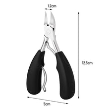 Load image into Gallery viewer, 1PC Stainless Steel Nail Cuticle Scissors Dead Skin Remover Cuticle Nipper Dead Trimming Nail Clipper Manicure Care Tools PP Handle