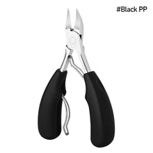 Load image into Gallery viewer, 1PC Stainless Steel Nail Cuticle Scissors Dead Skin Remover Cuticle Nipper Dead Trimming Nail Clipper Manicure Care Tools PP Handle