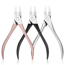 Load image into Gallery viewer, 1 Pro Stainless Steel Ingrown Toenail Nipper Nail Clipper Exfoliating Special Nail Scissors Paronychia Care Pedicure Tools