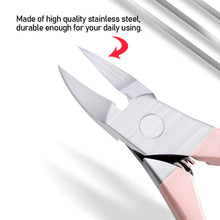Load image into Gallery viewer, 1 Pro Stainless Steel Ingrown Toenail Nipper Nail Clipper Exfoliating Special Nail Scissors Paronychia Care Pedicure Tools