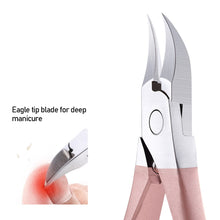 Load image into Gallery viewer, 1 Pro Stainless Steel Ingrown Toenail Nipper Nail Clipper Exfoliating Special Nail Scissors Paronychia Care Pedicure Tools