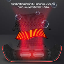 Load image into Gallery viewer, Electric Relieve Pain Waist Massager Lumbar Massage Device Inflatable Hot Compress Lumbar Spine Support Massage Device Back Massager