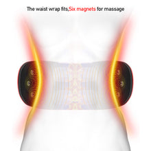 Load image into Gallery viewer, Electric Relieve Pain Waist Massager Lumbar Massage Device Inflatable Hot Compress Lumbar Spine Support Massage Device Back Massager