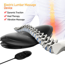 Load image into Gallery viewer, Electric Lumbar Traction Device Waist Back Relaxation Massager Lumbar Spine Support Vibration Relieves Waist Pain Body Fatigue