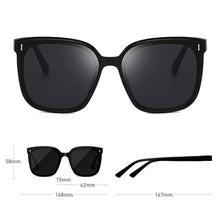 Load image into Gallery viewer, Creative Rice Nail Square Frame Polarized Sunglasses UV Protection Sunglasses Men and Women Outdoor Travel Glasses