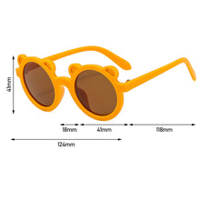 Load image into Gallery viewer, Children Lovely Colorful Bear Sunglasses Girls Cute Kids Eyeglasses Colored Lenses Boys Baby Shades Glasses