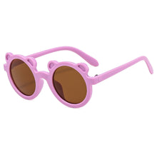 Load image into Gallery viewer, Children Lovely Colorful Bear Sunglasses Girls Cute Kids Eyeglasses Colored Lenses Boys Baby Shades Glasses