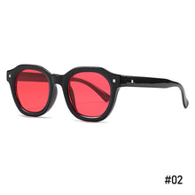 Load image into Gallery viewer, Fashion Big Frame Rice Nail Sunglasses Retro Wild Men and Women Anti-blue Light UV400 Anti-ultraviolet Too Sunglasses