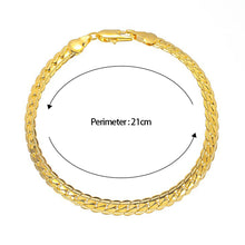 Load image into Gallery viewer, Fashion Exquisite Embossed Chain Men Bracelet Twist Chain Creative Gold Jewelry Accessories Gift