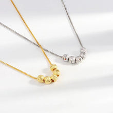 Load image into Gallery viewer, Titanium Steel Gold Plated Letter Pendant Necklace Fashion Necklace Women Clavicle Chain Simple Fashion Accessories Jewelry