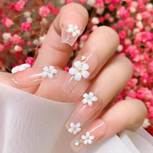 Load image into Gallery viewer, Light Changing Petal Resin Five-petal Flower Small Steel Ball Mixed Nail Decoration Nail Art DIY Nail Accessories