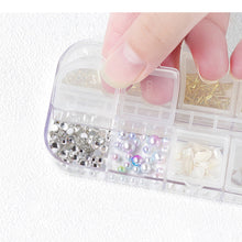 Load image into Gallery viewer, Nail Art Jewelry Shaped Rivets Shells Symphony Pearls Nail Decoration Nail Art DIY Nail Accessories