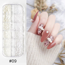 Load image into Gallery viewer, Nail Art Jewelry Shaped Rivets Shells Symphony Pearls Nail Decoration Nail Art DIY Nail Accessories