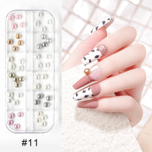 Load image into Gallery viewer, Nail Art Jewelry Shaped Rivets Shells Symphony Pearls Nail Decoration Nail Art DIY Nail Accessories