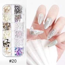 Load image into Gallery viewer, Nail Art Jewelry Shaped Rivets Shells Symphony Pearls Nail Decoration Nail Art DIY Nail Accessories