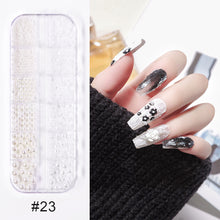 Load image into Gallery viewer, Nail Art Jewelry Shaped Rivets Shells Symphony Pearls Nail Decoration Nail Art DIY Nail Accessories