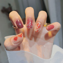 Load image into Gallery viewer, 14pcs/Sheet Nail Stickers Adhesive Nail Sticker 3D Nail Wrap Full Cover Nail Art Supplies Nail Accessories
