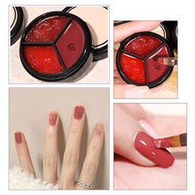 Load image into Gallery viewer, Solid Nail Polish Three-color Suit Solid Cream Painted Glue Popular Colors Manicure Tools Nail Art Accessories