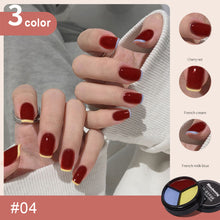Load image into Gallery viewer, Solid Nail Polish Three-color Suit Solid Cream Painted Glue Popular Colors Manicure Tools Nail Art Accessories