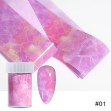 Load image into Gallery viewer, Nail Art Transfer Paper Ink Smudge Nail Marble Pattern Cloud Starry Sky Sticker Nail Art DIY Accessories