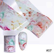 Load image into Gallery viewer, Nail Art Transfer Paper Ink Smudge Nail Marble Pattern Cloud Starry Sky Sticker Nail Art DIY Accessories