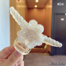Load image into Gallery viewer, Women Seashell Flower Hairpin Elegant Temperament Hair Clip Fashion All-match Hairpin Hair Accessories