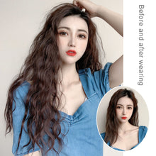 Load image into Gallery viewer, Women Wig Long Curly Hair Big Wave One Piece Invisible Wool Curly Wig Piece Long Fluffy Wig