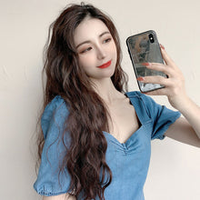 Load image into Gallery viewer, Women Wig Long Curly Hair Big Wave One Piece Invisible Wool Curly Wig Piece Long Fluffy Wig