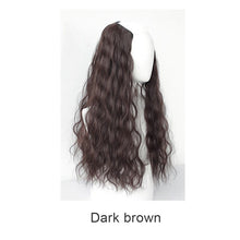 Load image into Gallery viewer, Women Wig Long Curly Hair Big Wave One Piece Invisible Wool Curly Wig Piece Long Fluffy Wig