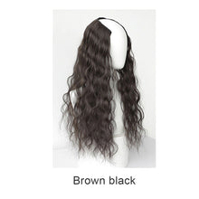 Load image into Gallery viewer, Women Wig Long Curly Hair Big Wave One Piece Invisible Wool Curly Wig Piece Long Fluffy Wig