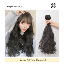 Load image into Gallery viewer, Women Wig Long Curly Hair Big Wave One Piece Invisible Wool Curly Wig Piece Long Fluffy Wig
