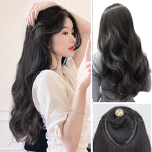 Load image into Gallery viewer, Women Wig Big Wave Hair Extension Piece Simulation Hair One Piece Invisible Seamless U-shaped Natural Wig Piece