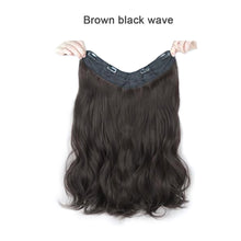Load image into Gallery viewer, Women Wig Big Wave Hair Extension Piece Simulation Hair One Piece Invisible Seamless U-shaped Natural Wig Piece