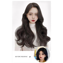 Load image into Gallery viewer, Women Wig Big Wave Hair Extension Piece Simulation Hair One Piece Invisible Seamless U-shaped Natural Wig Piece