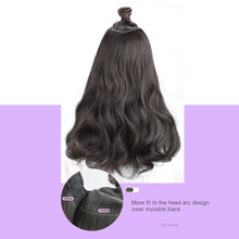 Load image into Gallery viewer, Women Wig Big Wave Hair Extension Piece Simulation Hair One Piece Invisible Seamless U-shaped Natural Wig Piece