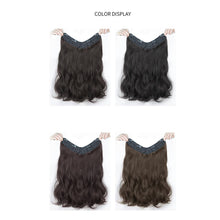 Load image into Gallery viewer, Women Wig Big Wave Hair Extension Piece Simulation Hair One Piece Invisible Seamless U-shaped Natural Wig Piece