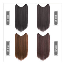 Load image into Gallery viewer, Women Wig Big Wave Hair Extension Piece Simulation Hair One Piece Invisible Seamless U-shaped Natural Wig Piece