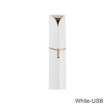 Load image into Gallery viewer, Women Electric Mini Lipstick Shaver Eyebrow Trimmer Body Facial Lipstick Shape Portable Hair Remover Eye Brow Epilator