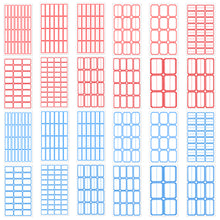 Load image into Gallery viewer, 68Pcs Self-adhesive Labels Blank Name Sticker Thermal Labels Sticker Paper Package Labe Supermarket Price Blank Tag