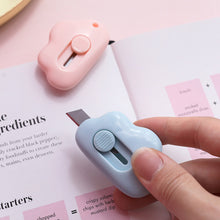 Load image into Gallery viewer, Cute Cloud Utility Knife Mini Telescopic Portable Unboxer Paper Cutting Knife
