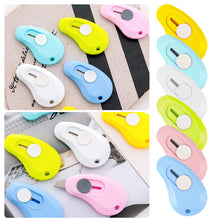 Load image into Gallery viewer, Creative Cute Mini Utility Knife Stainless Cutter Knife Retractable Office Student Knife School Supplies
